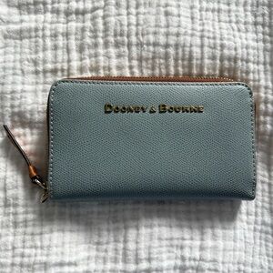 Dooney & Bourke Light Blue Leather Wallet